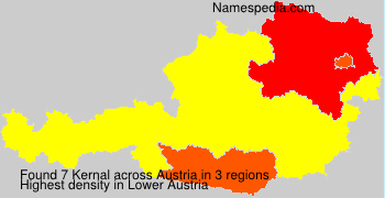 Surname Kernal in Austria Surname Kernal in Austria