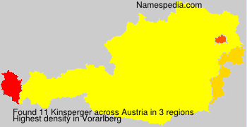 Surname Kinsperger in Austria Surname Kinsperger in Austria