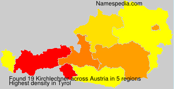 Surname Kirchlechner in Austria Surname Kirchlechner in Austria