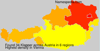 Surname Klapper in Austria Surname Klapper in Austria