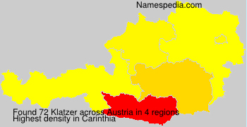 Surname Klatzer in Austria Surname Klatzer in Austria