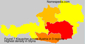 Surname Klauscher in Austria Surname Klauscher in Austria