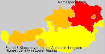 Surname Klausmeyer in Austria Surname Klausmeyer in Austria