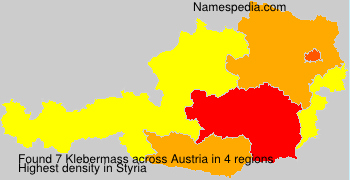 Surname Klebermass in Austria Surname Klebermass in Austria