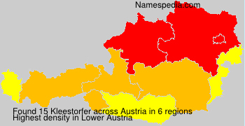 Surname Kleestorfer in Austria Surname Kleestorfer in Austria