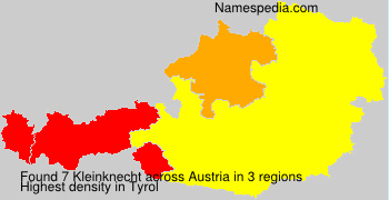 Surname Kleinknecht in Austria Surname Kleinknecht in Austria