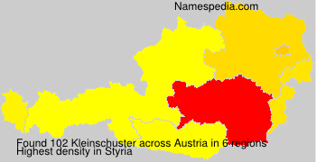 Surname Kleinschuster in Austria