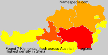 Surname Klementschitsch in Austria Surname Klementschitsch in Austria