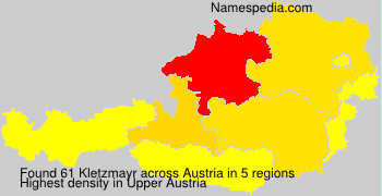 Surname Kletzmayr in Austria Surname Kletzmayr in Austria