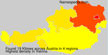 Surname Klimes in Austria Surname Klimes in Austria