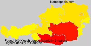 Surname Klosch in Austria Surname Klosch in Austria