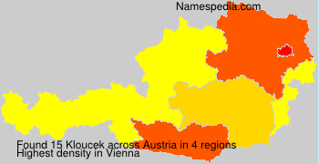 Surname Kloucek in Austria Surname Kloucek in Austria