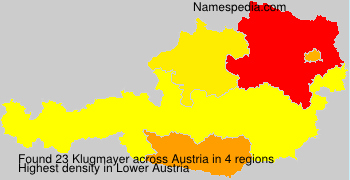 Surname Klugmayer in Austria Surname Klugmayer in Austria
