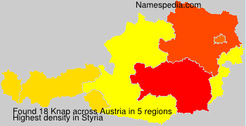 Surname Knap in Austria Surname Knap in Austria