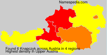 Familiennamen Knapczyk - Austria