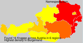 Surname Knappe in Austria Surname Knappe in Austria