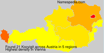 Surname Kocyigit in Austria Surname Kocyigit in Austria