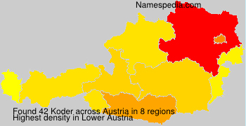 Surname Koder in Austria Surname Koder in Austria