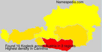 Surname Kogleck in Austria Surname Kogleck in Austria