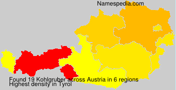 Surname Kohlgruber in Austria Surname Kohlgruber in Austria