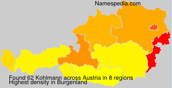Surname Kohlmann in Austria Surname Kohlmann in Austria