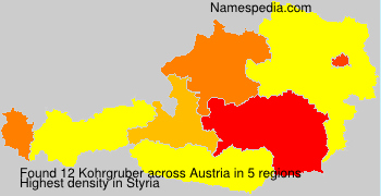 Surname Kohrgruber in Austria Surname Kohrgruber in Austria