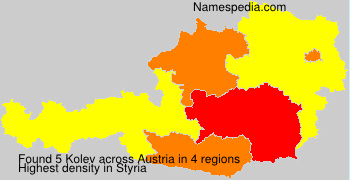 Surname Kolev in Austria Surname Kolev in Austria