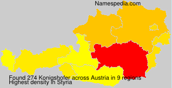 Surname Konigshofer in Austria Surname Konigshofer in Austria