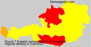 Surname Kopeter in Austria Surname Kopeter in Austria