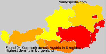 Surname Korpitsch in Austria Surname Korpitsch in Austria