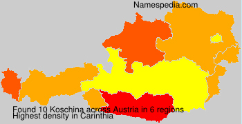 Surname Koschina in Austria Surname Koschina in Austria