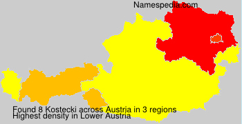 Surname Kostecki in Austria Surname Kostecki in Austria