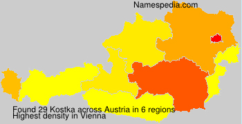 Surname Kostka in Austria Surname Kostka in Austria