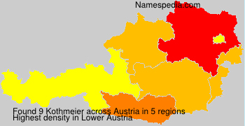 Surname Kothmeier in Austria Surname Kothmeier in Austria