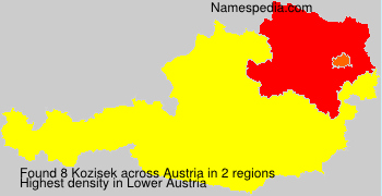 Surname Kozisek in Austria Surname Kozisek in Austria