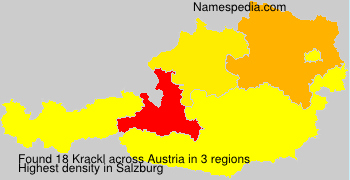 Surname Krackl in Austria Surname Krackl in Austria