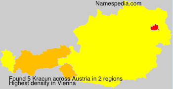 Surname Kracun in Austria Surname Kracun in Austria