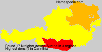 Surname Kraigher in Austria Surname Kraigher in Austria