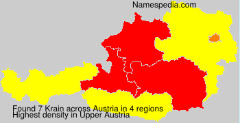 Surname Krain in Austria Surname Krain in Austria