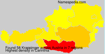 Surname Krappinger in Austria Surname Krappinger in Austria