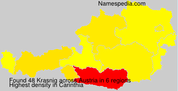 Surname Krasnig in Austria Surname Krasnig in Austria