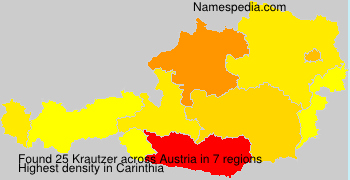 Surname Krautzer in Austria Surname Krautzer in Austria