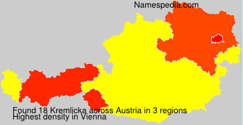 Surname Kremlicka in Austria Surname Kremlicka in Austria
