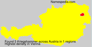 Surname Kriegshammer in Austria Surname Kriegshammer in Austria