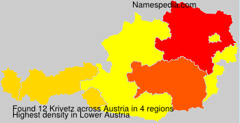 Surname Krivetz in Austria Surname Krivetz in Austria