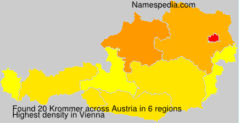 Surname Krommer in Austria Surname Krommer in Austria