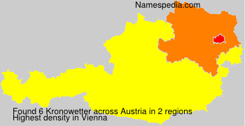 Surname Kronowetter in Austria Surname Kronowetter in Austria