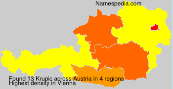 Surname Krupic in Austria Surname Krupic in Austria
