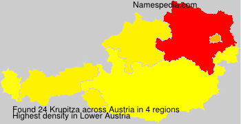 Surname Krupitza in Austria Surname Krupitza in Austria