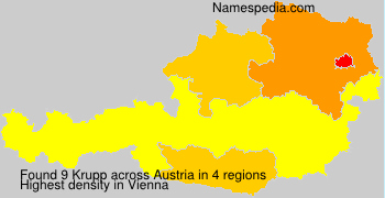 Surname Krupp in Austria Surname Krupp in Austria